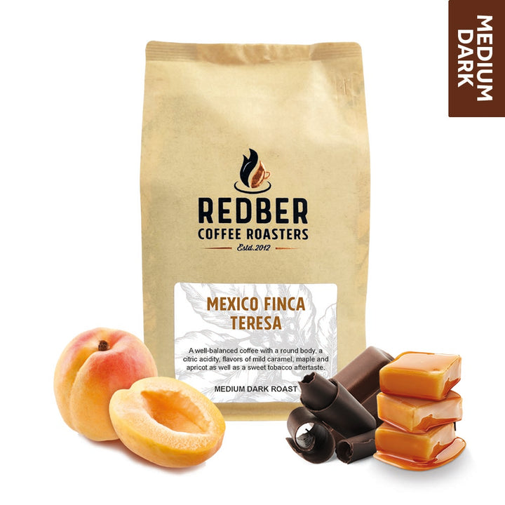 Redber, MEXICO SHG FINCA TERESA - Medium-dark Roast Coffee, Redber Coffee