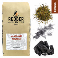 Redber, MONSOONED MALABAR AA - Medium Roast Coffee, Redber Coffee
