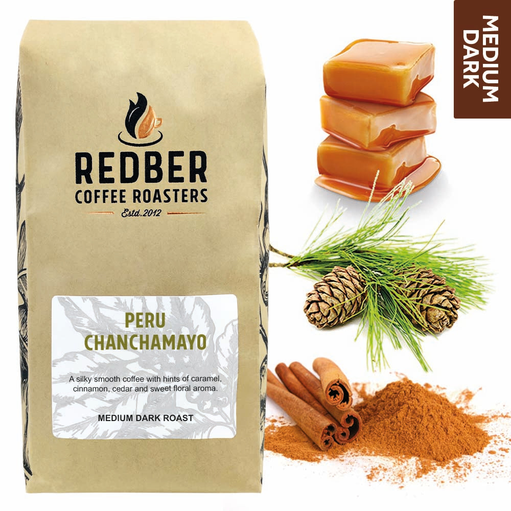 Redber, PERU CHANCHAMAYO - Medium-Dark Roast Coffee, Redber Coffee