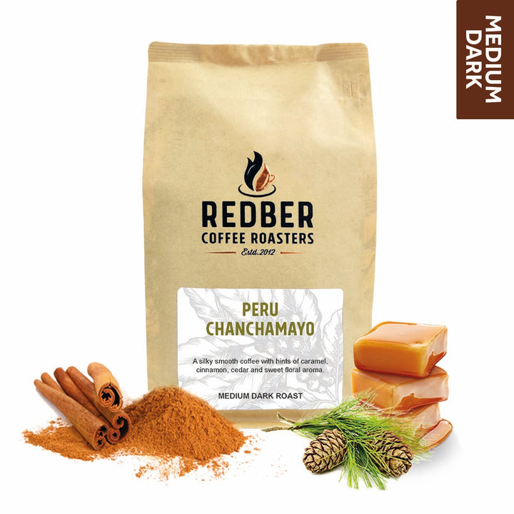 Redber, PERU CHANCHAMAYO - Medium-Dark Roast Coffee, Redber Coffee