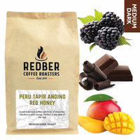 Redber, PERU TAPIR ANDINO RED HONEY - Medium-Dark Roast Coffee, Redber Coffee