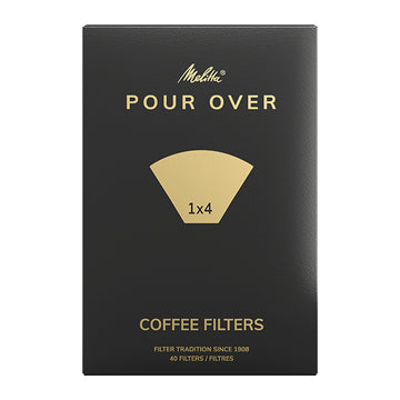 Melitta, Melitta Pour Over Filter Papers (Size 1x4 - 40 pack), Redber Coffee