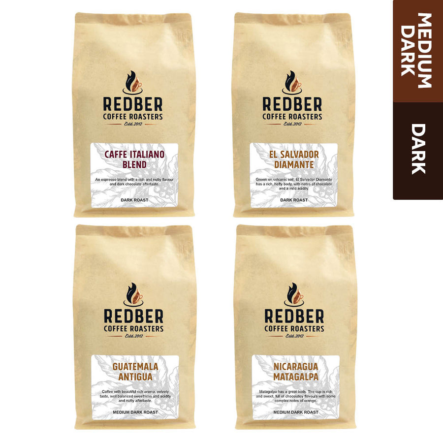 Redber, BEAN TO CUP COFFEE TASTER PACK, Redber Coffee