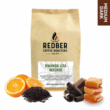 Redber, RWANDA LIZA WASHED - Medium-dark Roast Coffee, Redber Coffee