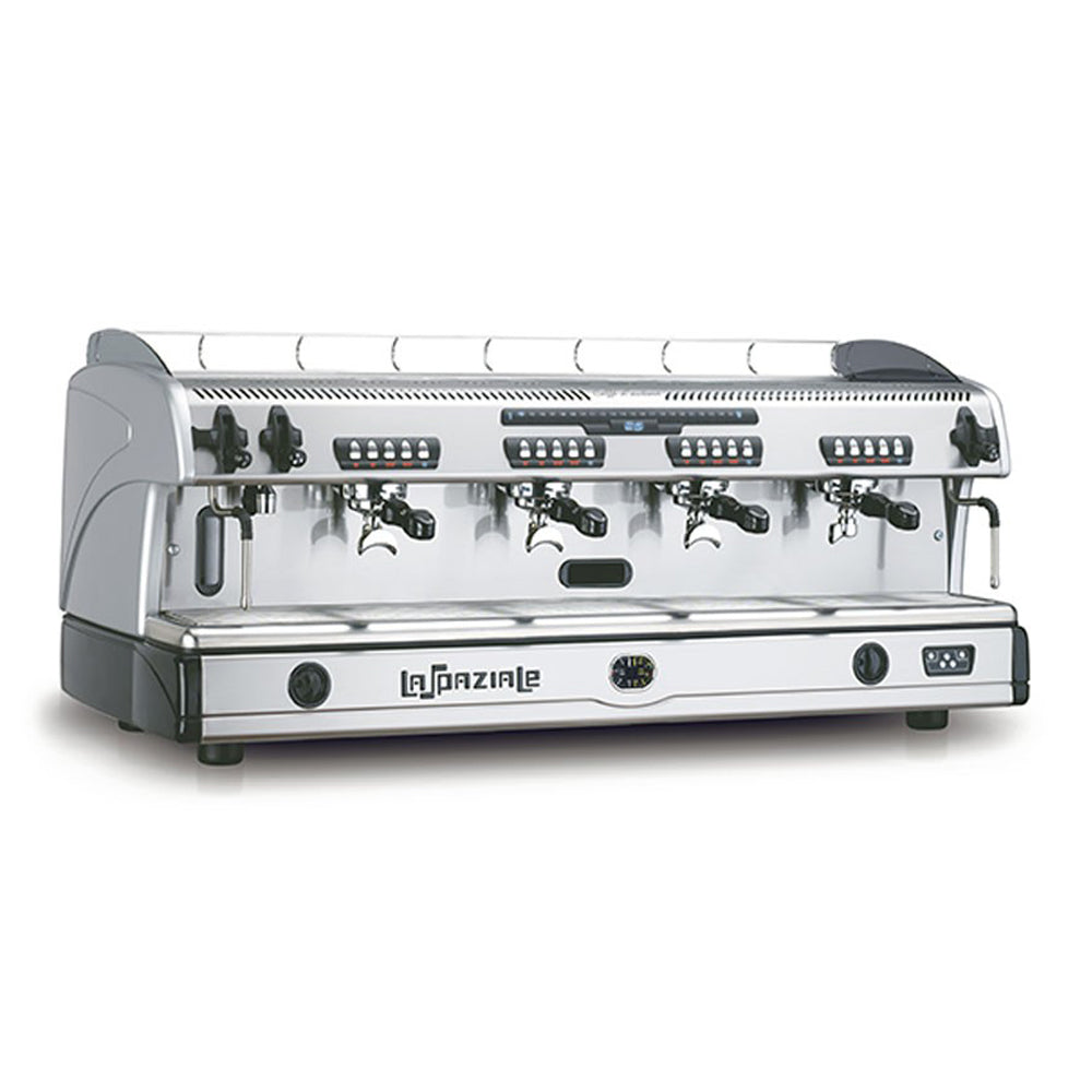 Upgrade your café with the La Spaziale S5 EK, a commercial semi-automatic espresso machine designed for high-performance coffee service. Featuring energy-efficient technology, programmable buttons, and dual pressure gauges, it’s ideal for busy cafés, bars, and restaurants. Available in 2, 3, or 4 group models, the S5 EK ensures consistent quality.