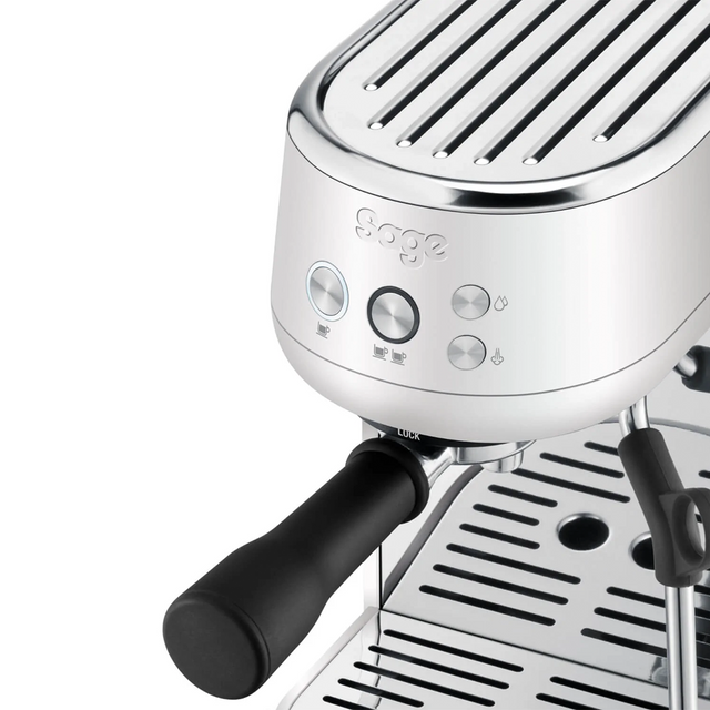 Sage, Sage The Bambino Sea Salt Espresso Coffee Machine SES450SST4GUK1, Redber Coffee