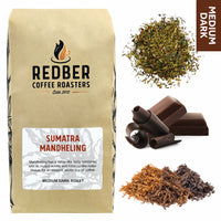 Redber, SUMATRA MANDHELING (GRADE 1) - Medium-Dark Roast Coffee, Redber Coffee
