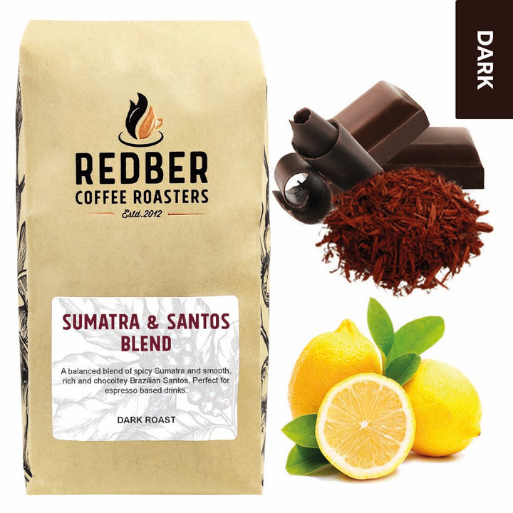 Redber, SUMATRA AND SANTOS BLEND, Redber Coffee