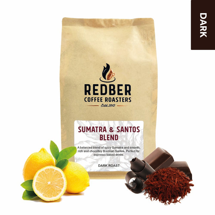 Redber, SUMATRA AND SANTOS BLEND, Redber Coffee