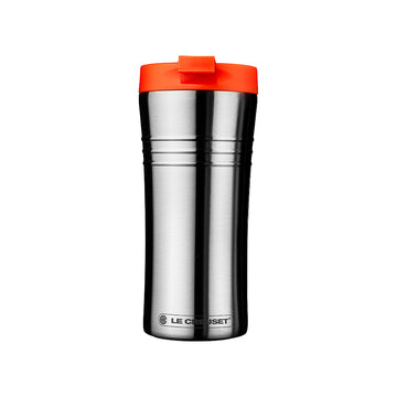 Le Creuset, Le Creuset Stainless Steel Travel Mug 0.35L - Volcanic, Redber Coffee