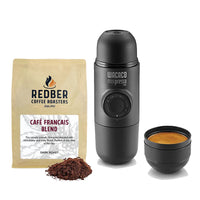 Wacaco, Wacaco Minipresso GR Portable Espresso Machine with Free Coffee, Redber Coffee