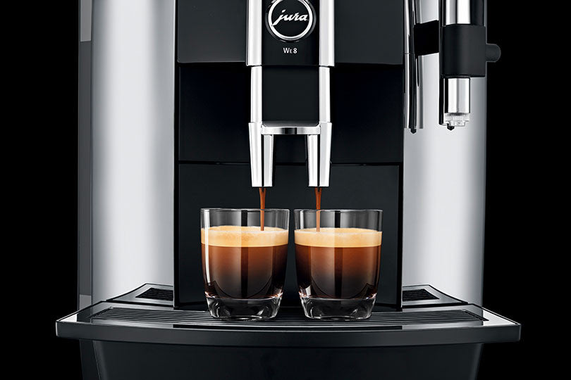 Jura, Jura WE8 Bean to Cup Coffee Machine - Chrome, Redber Coffee
