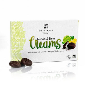 Whitakers, Whitakers Dark Chocolate Lemon & Lime Creams 150g, Redber Coffee