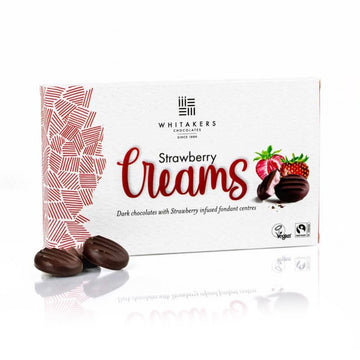 Whitakers, Whitakers Dark Chocolate Strawberry Creams 150g, Redber Coffee