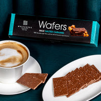 Whitakers, Whitakers Milk Chocolate Salted Caramel Wafer Thins 175g, Redber Coffee