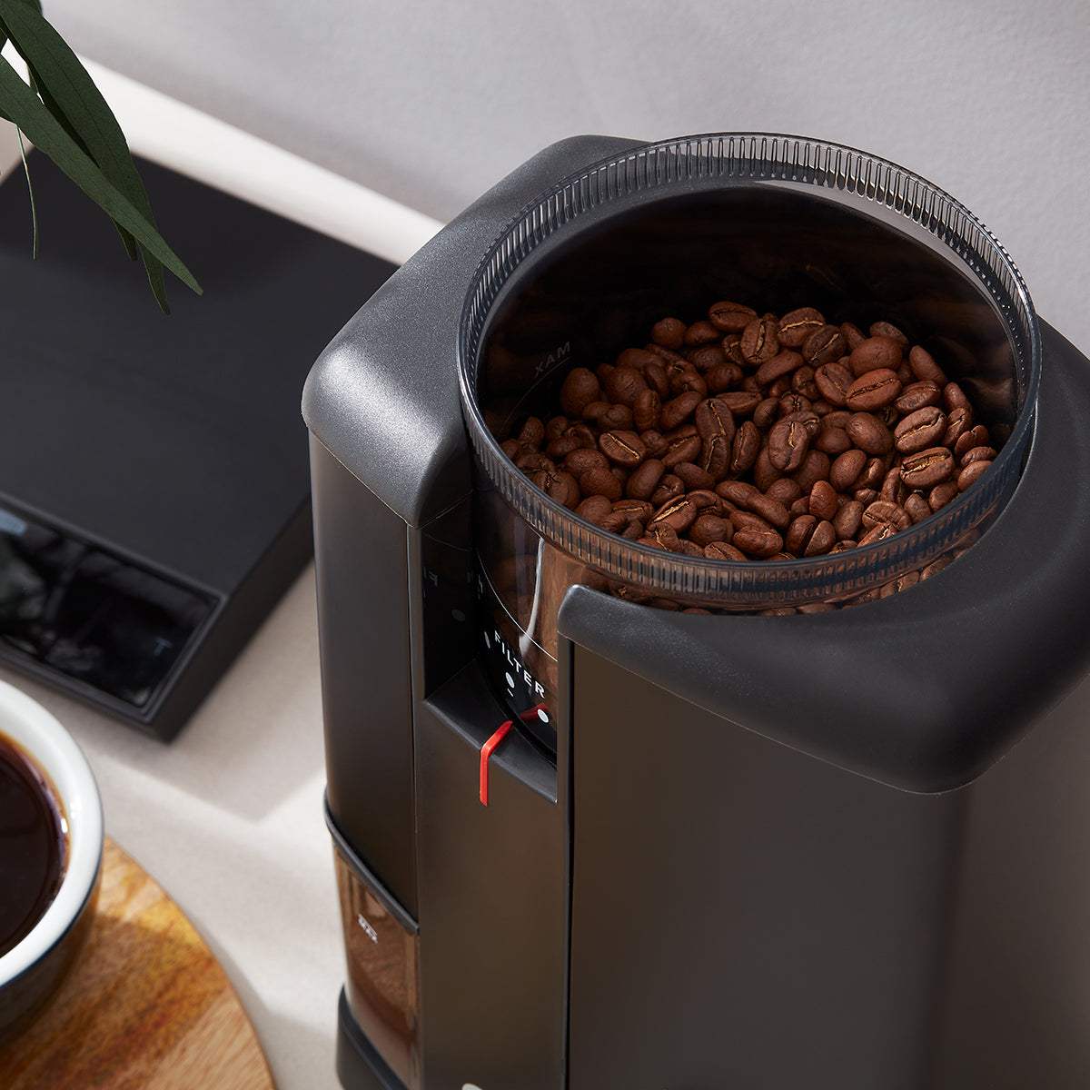 Wilfa Svart Aroma Precision Coffee Grinder Black | Electric Burr