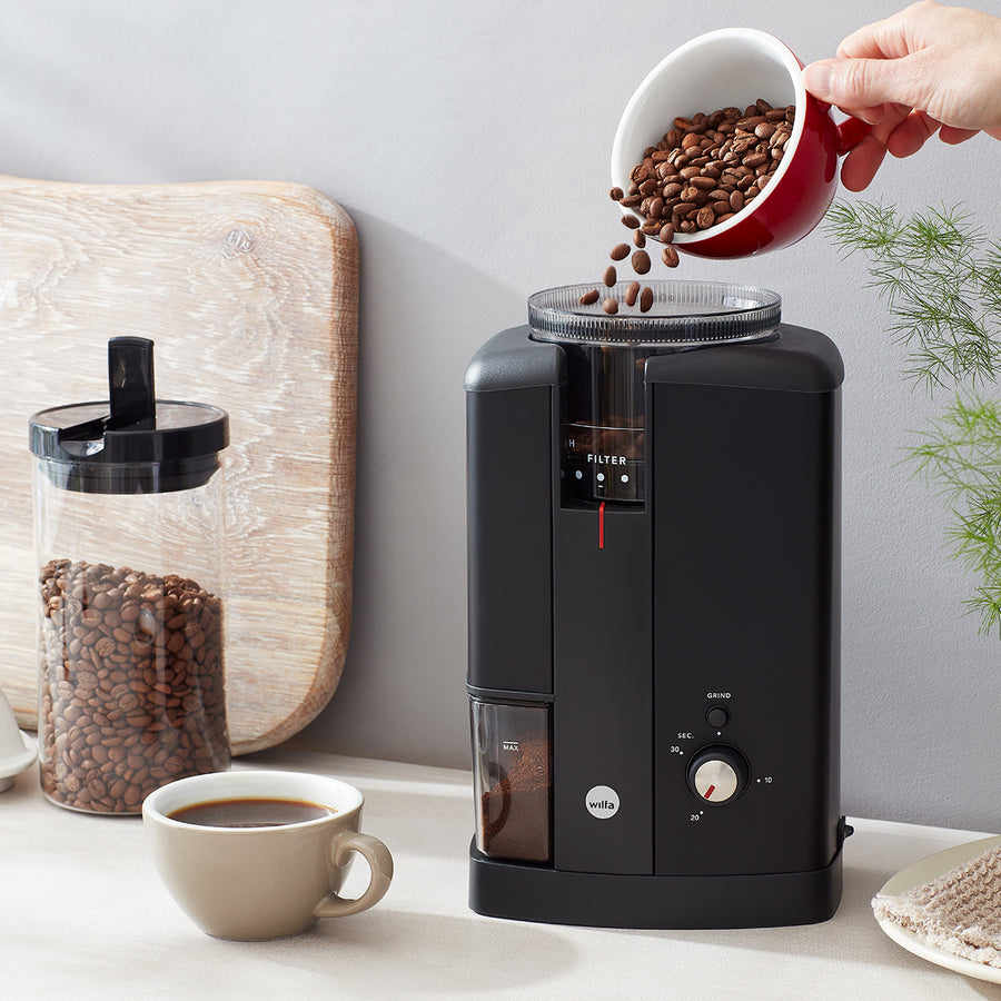 Wilfa, Wilfa Svart Aroma Precision Electric Coffee Grinder CGWS-130B - Black, Redber Coffee