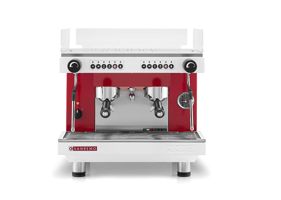 Sanremo, Sanremo - Zoe Compact - 2 Group Espresso Coffee Machine, Redber Coffee